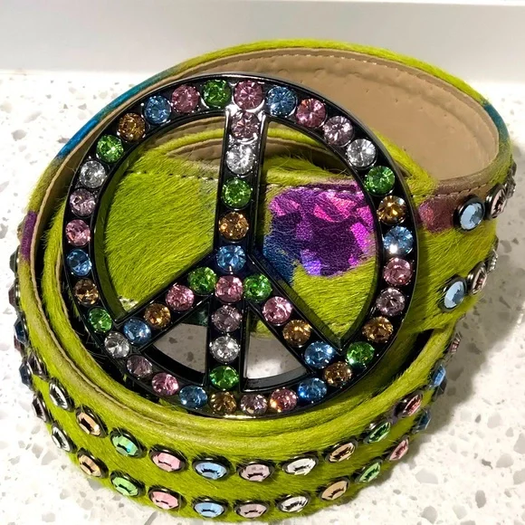 B.B. Simon | Accessories | Bb Simon Peace Belt | Poshmark display picture 2